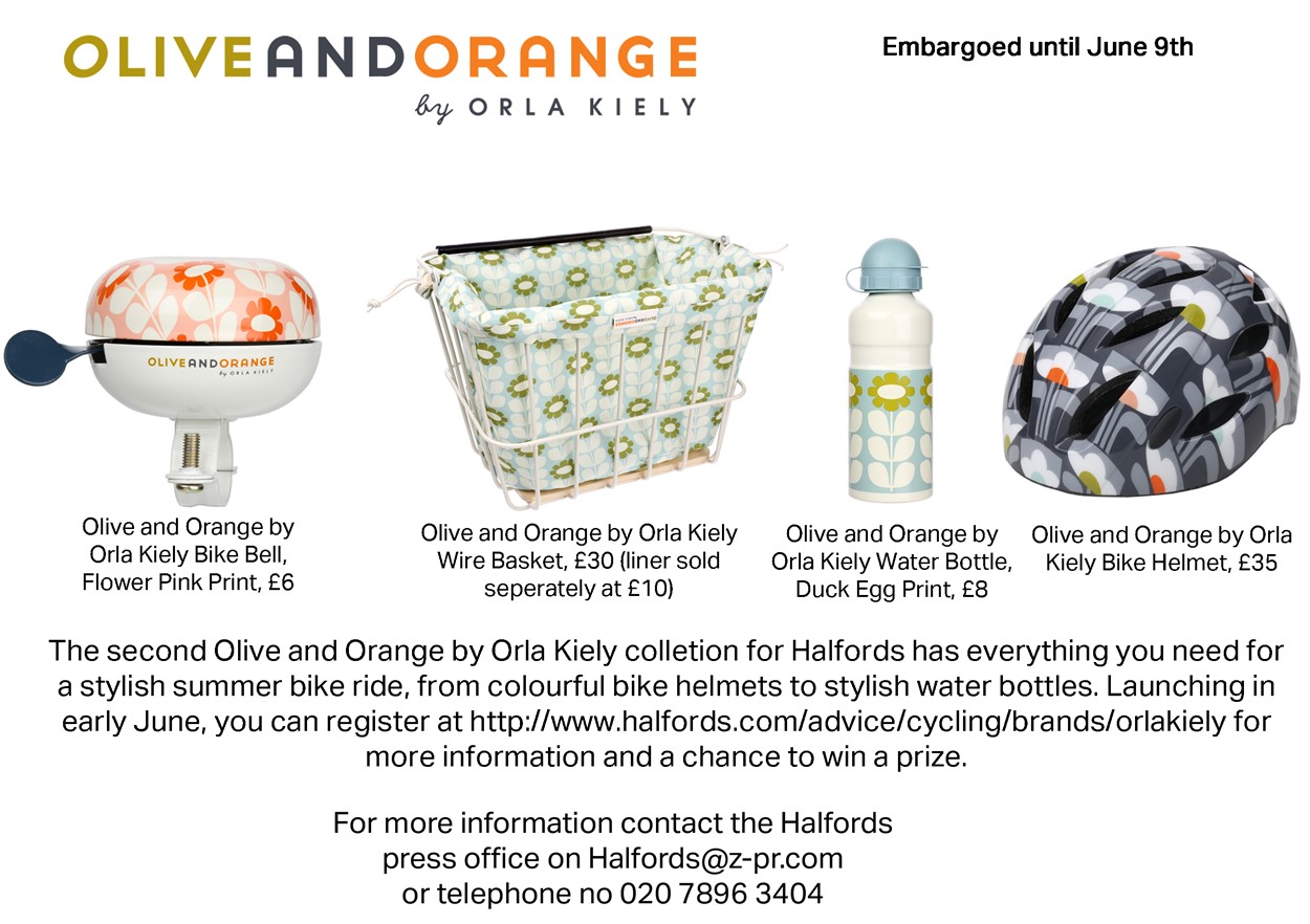 Orla Kiely Cycling Halfords Group plc