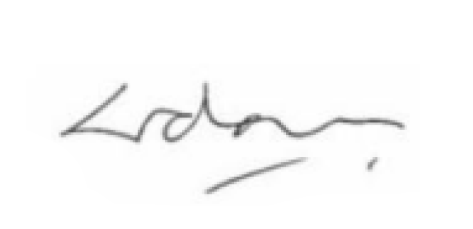 Henry Birch's signature