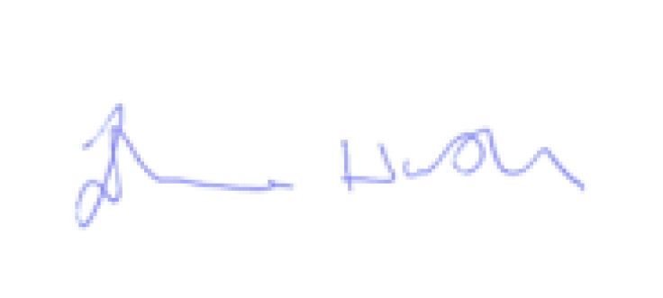 Jo Hartley's signature